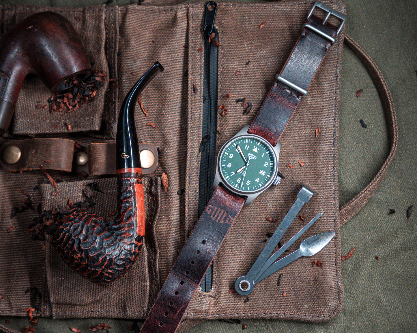 Grey Area Co - Leather Single Pass Straps | Guild Timepieces Edition