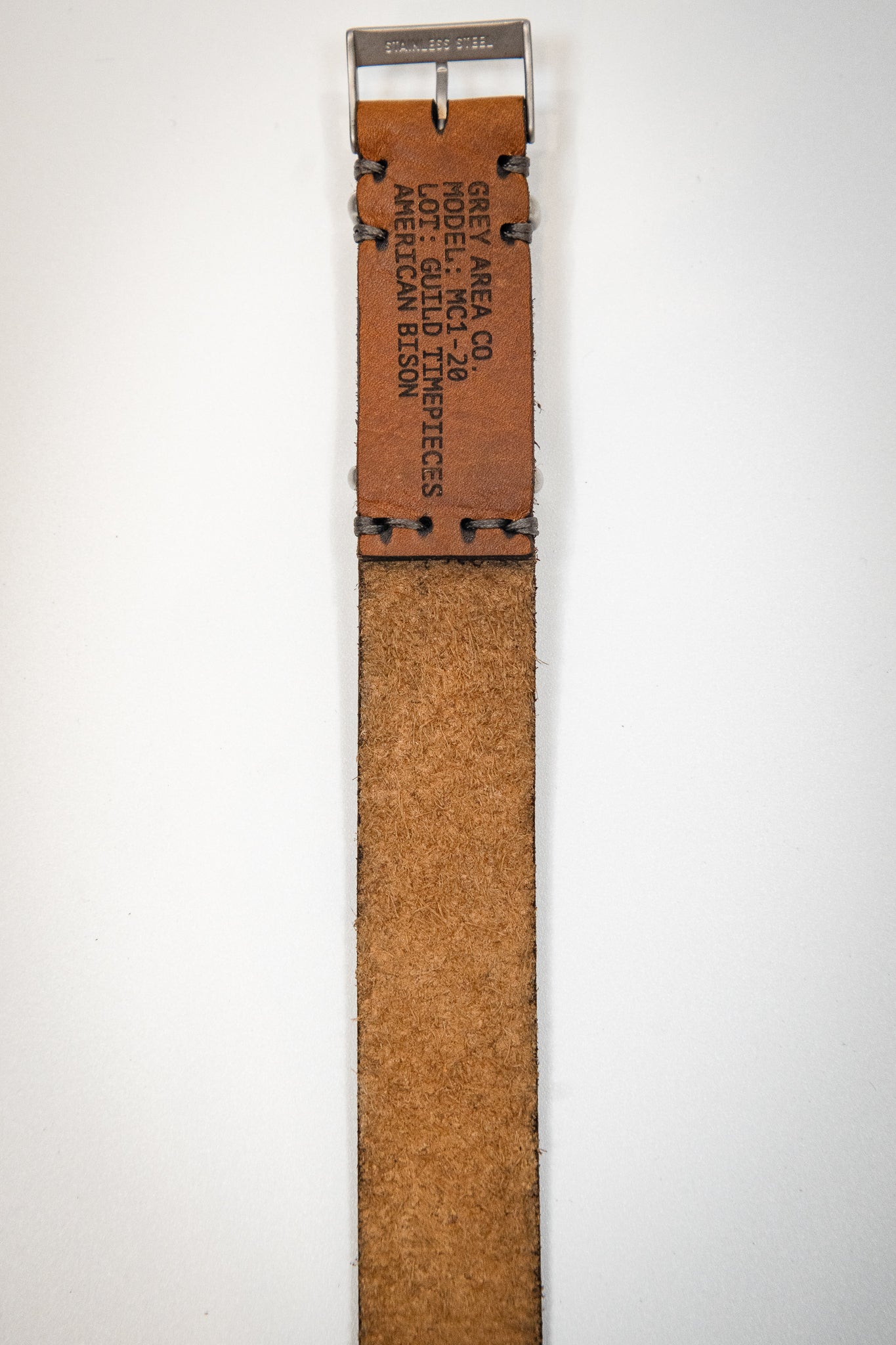 Grey Area Co - Leather Single Pass Straps | Guild Timepieces Edition