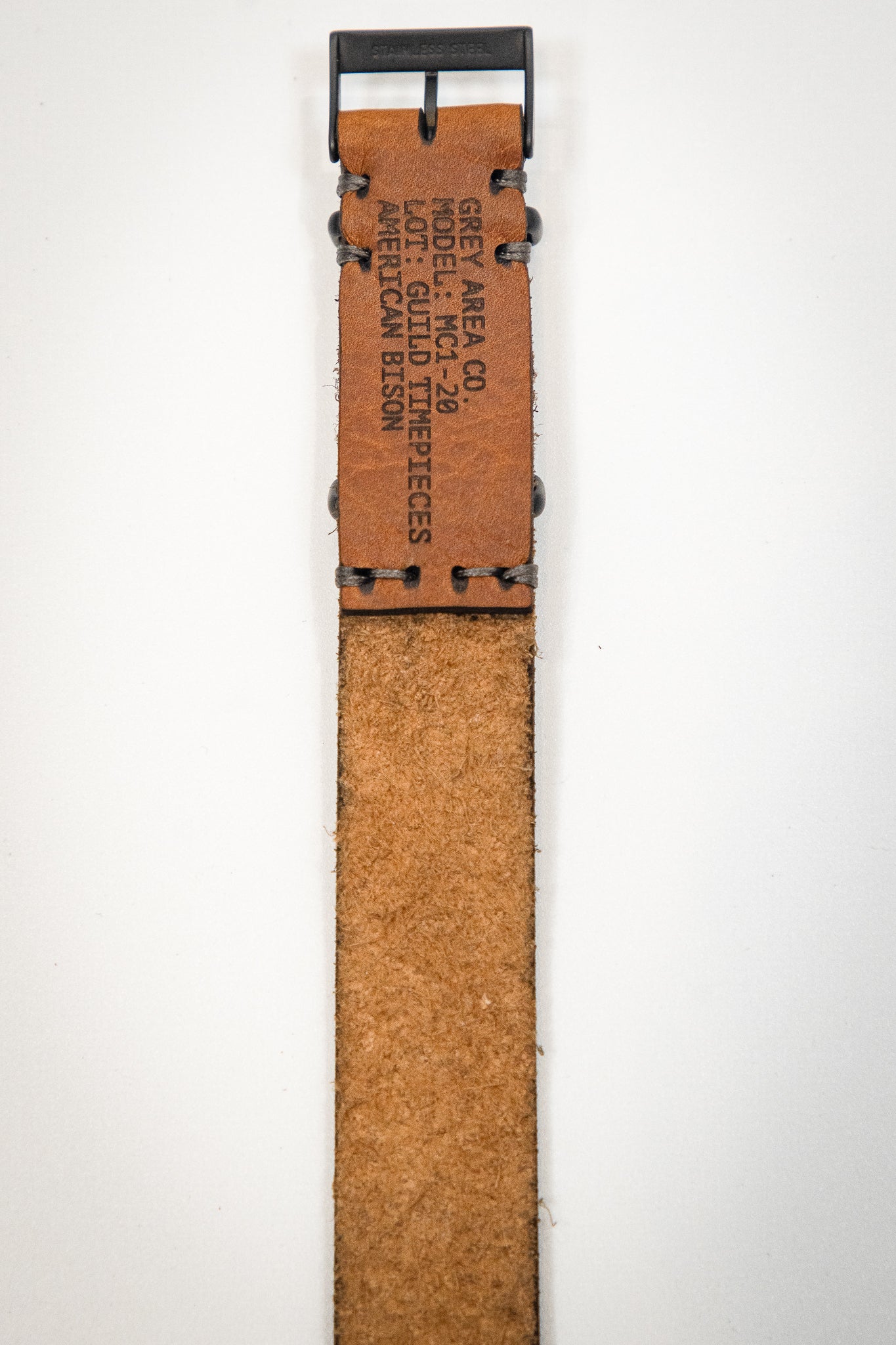 Grey Area Co - Leather Single Pass Straps | Guild Timepieces Edition